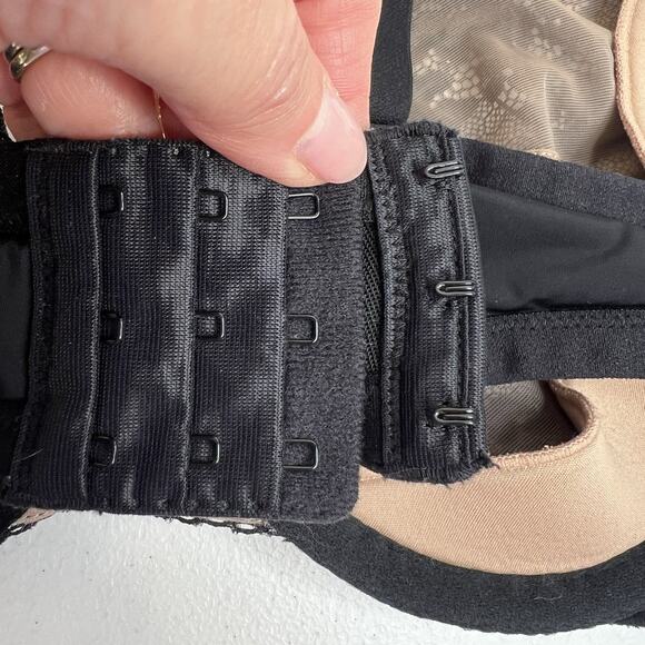 Torrid Curves Plus 40B Bra Plunge Unlined Mesh Lace Straight Back Multi-Way - Picture 8 of 15